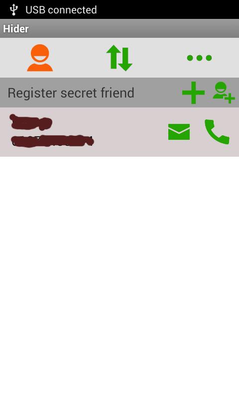 Hide call SMS history Hider