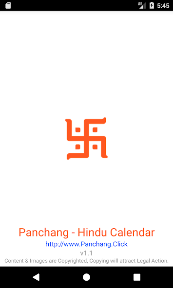 Panchang.Click - Hindu Calenda