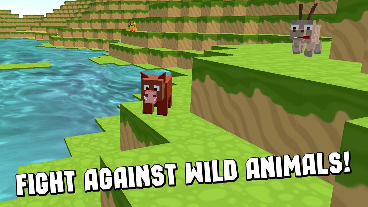 Cube World Survival Simulator