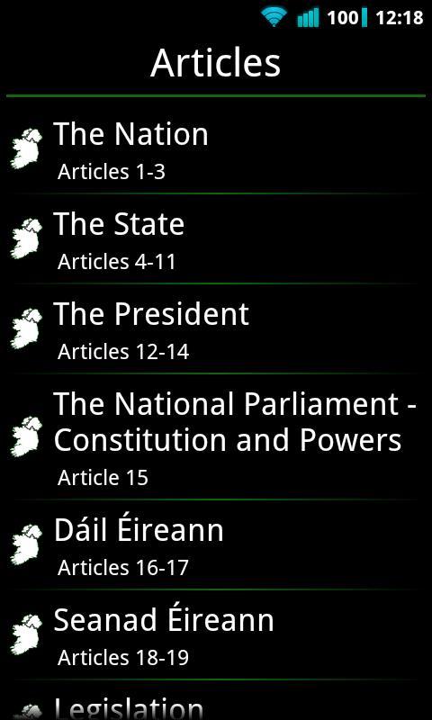 Irish Constitution