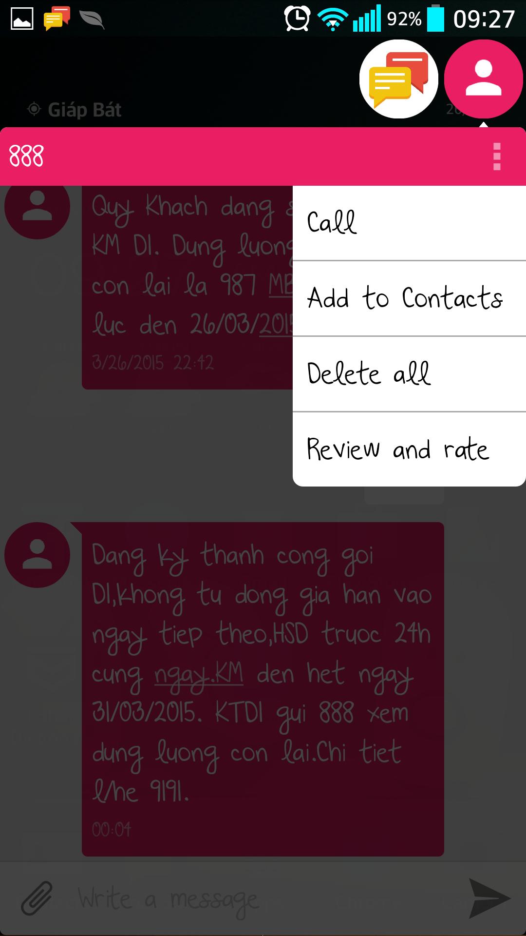Float SMS