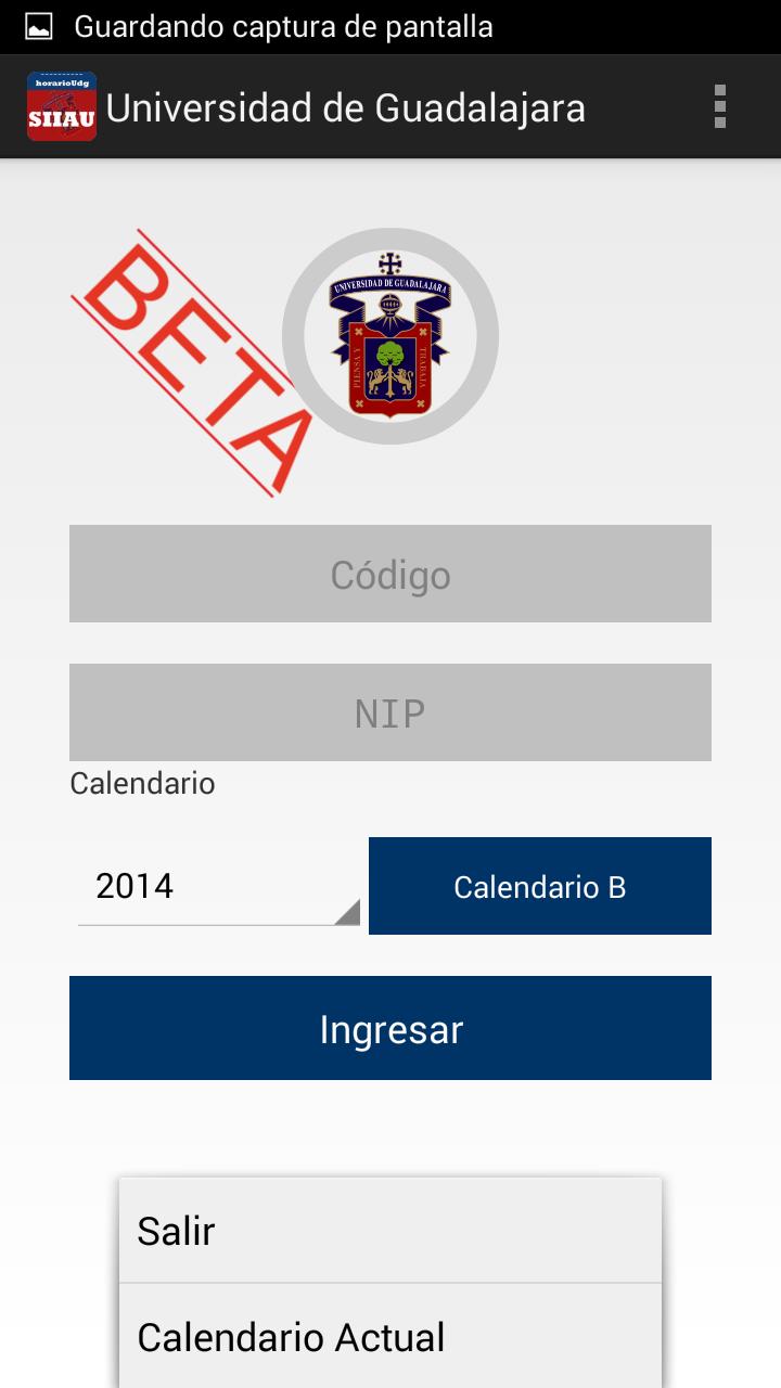 horarioUdg Beta