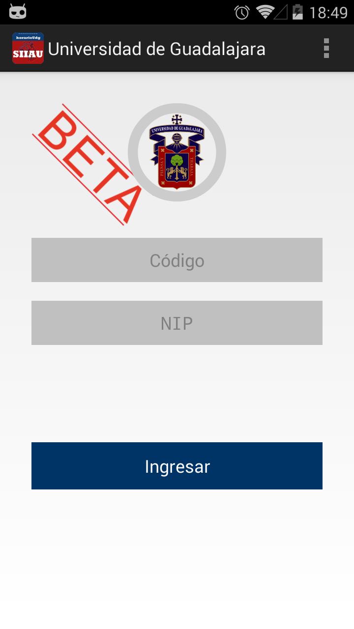 horarioUdg Beta