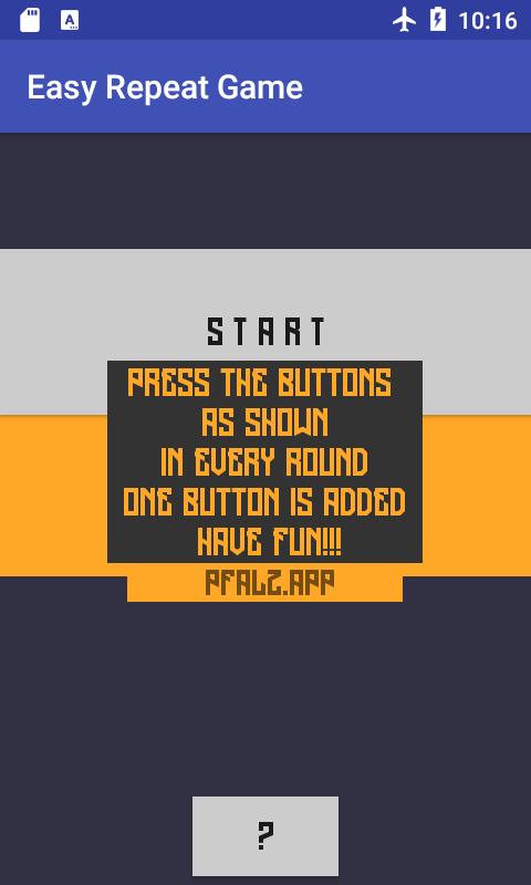 Easy Repeat Game