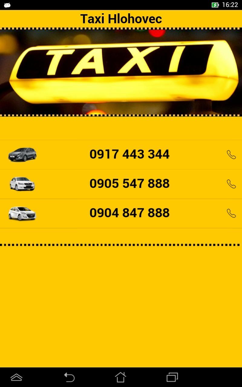 Taxi Hlohovec