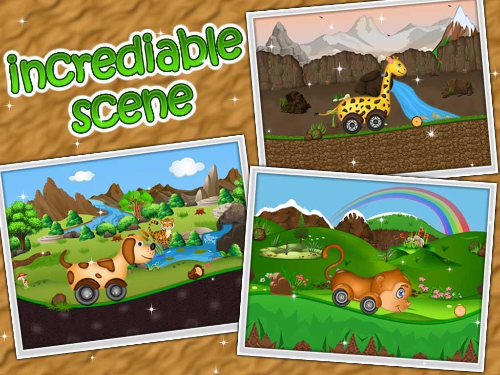 Kidzee - Animal Cars Racing