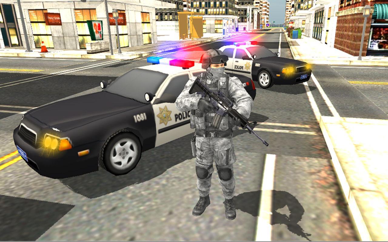Bank Robbers vs Police