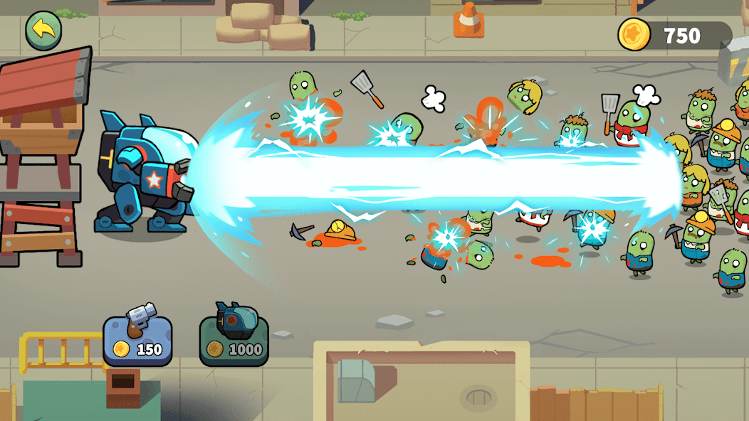 Merge Mech vs. Zombie Brawl