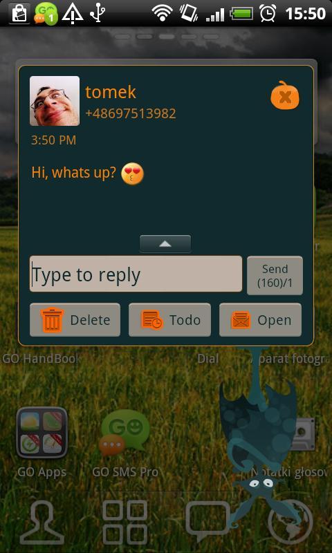 GO SMS Happy Halloween Theme