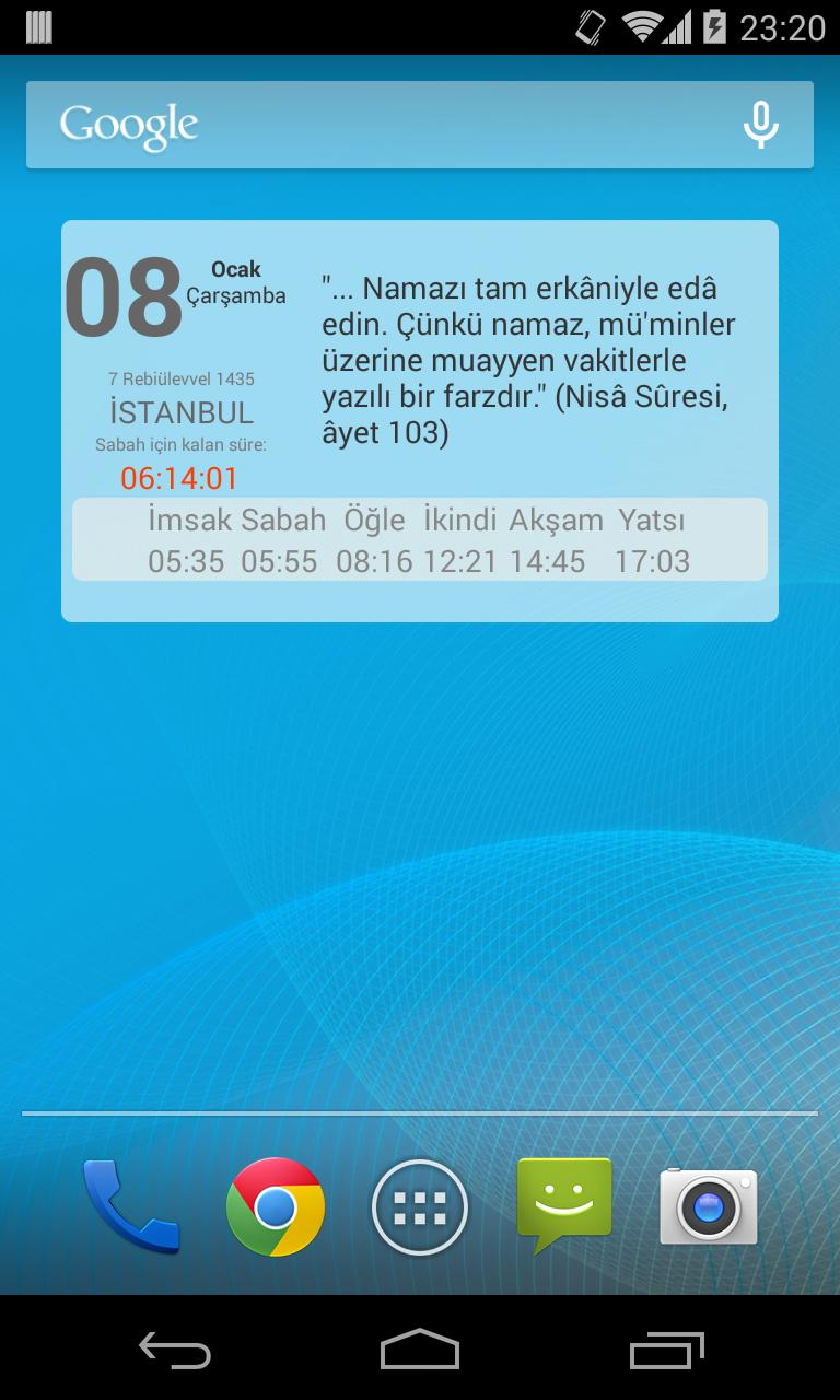Fazilet Takvimi