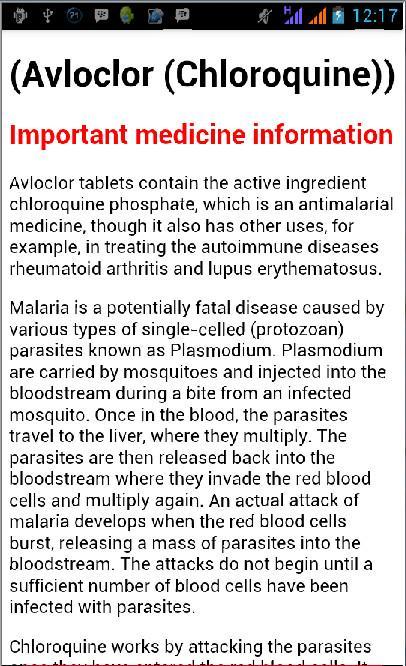 Clinic Medicine List