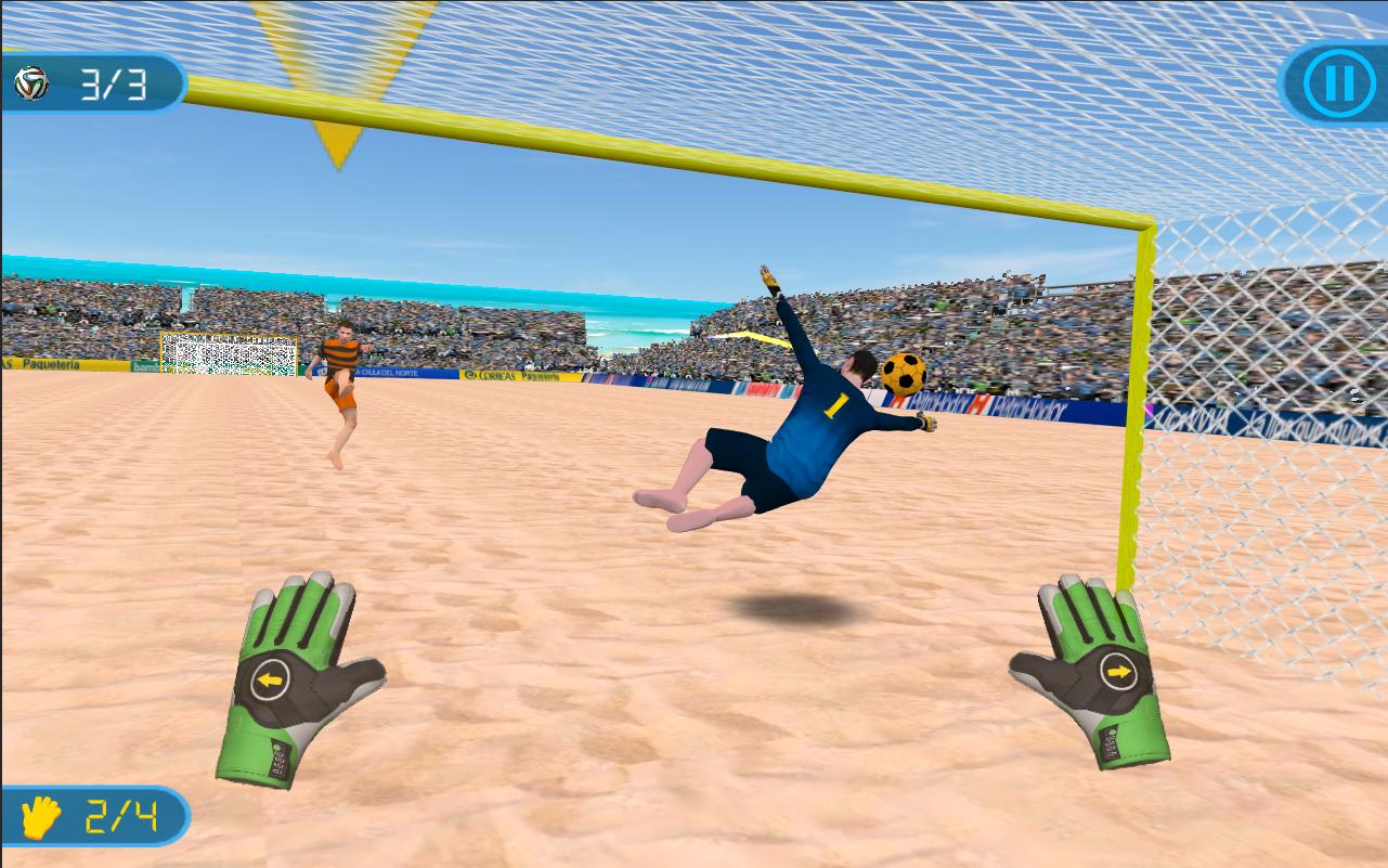 Soccer Goalkeeper - Beach Coast Goalie