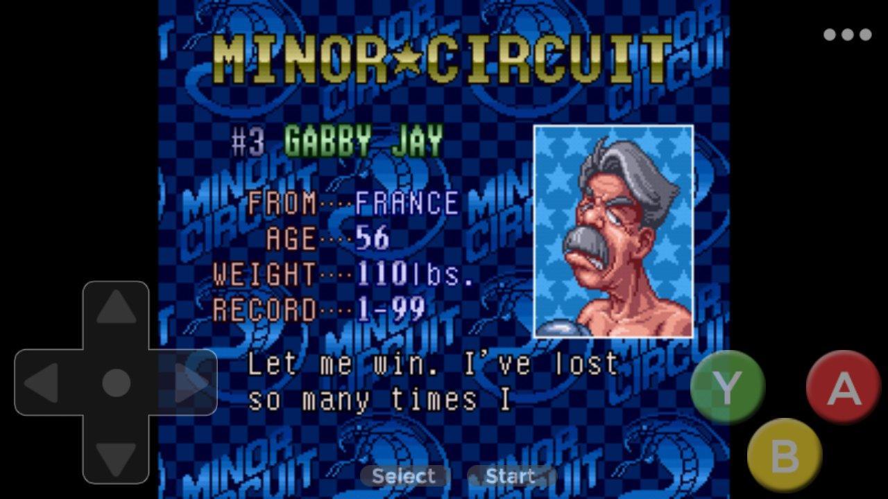 SNES PunchOut - Boxing Classic Game Play