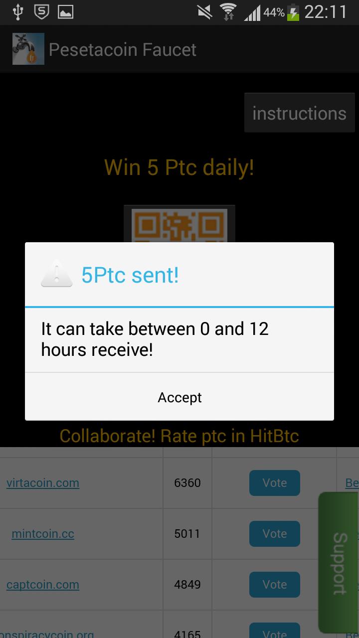 Pesetacoin Faucet