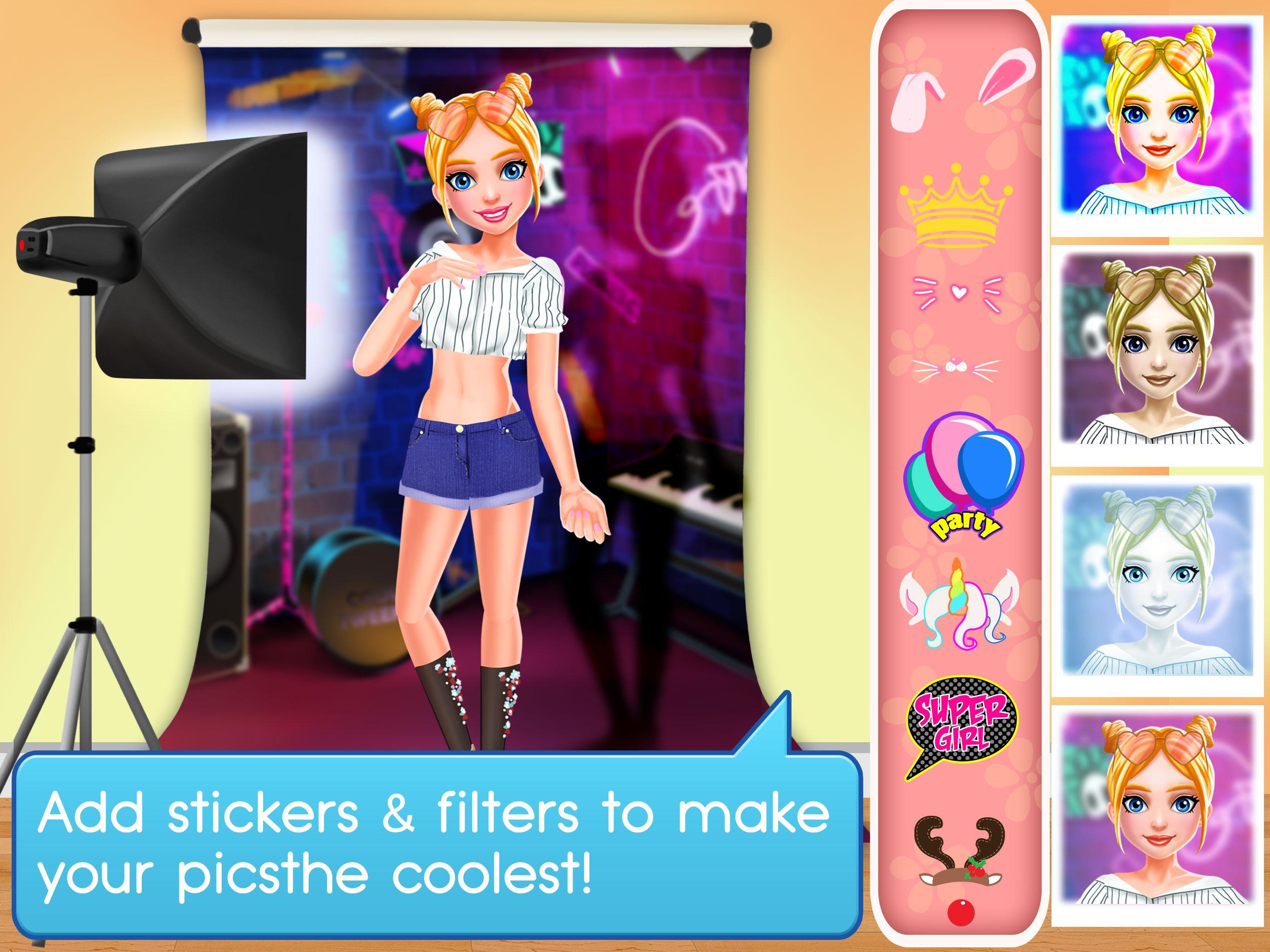 Selfie Queen Social Superstar: Girls Beauty Games