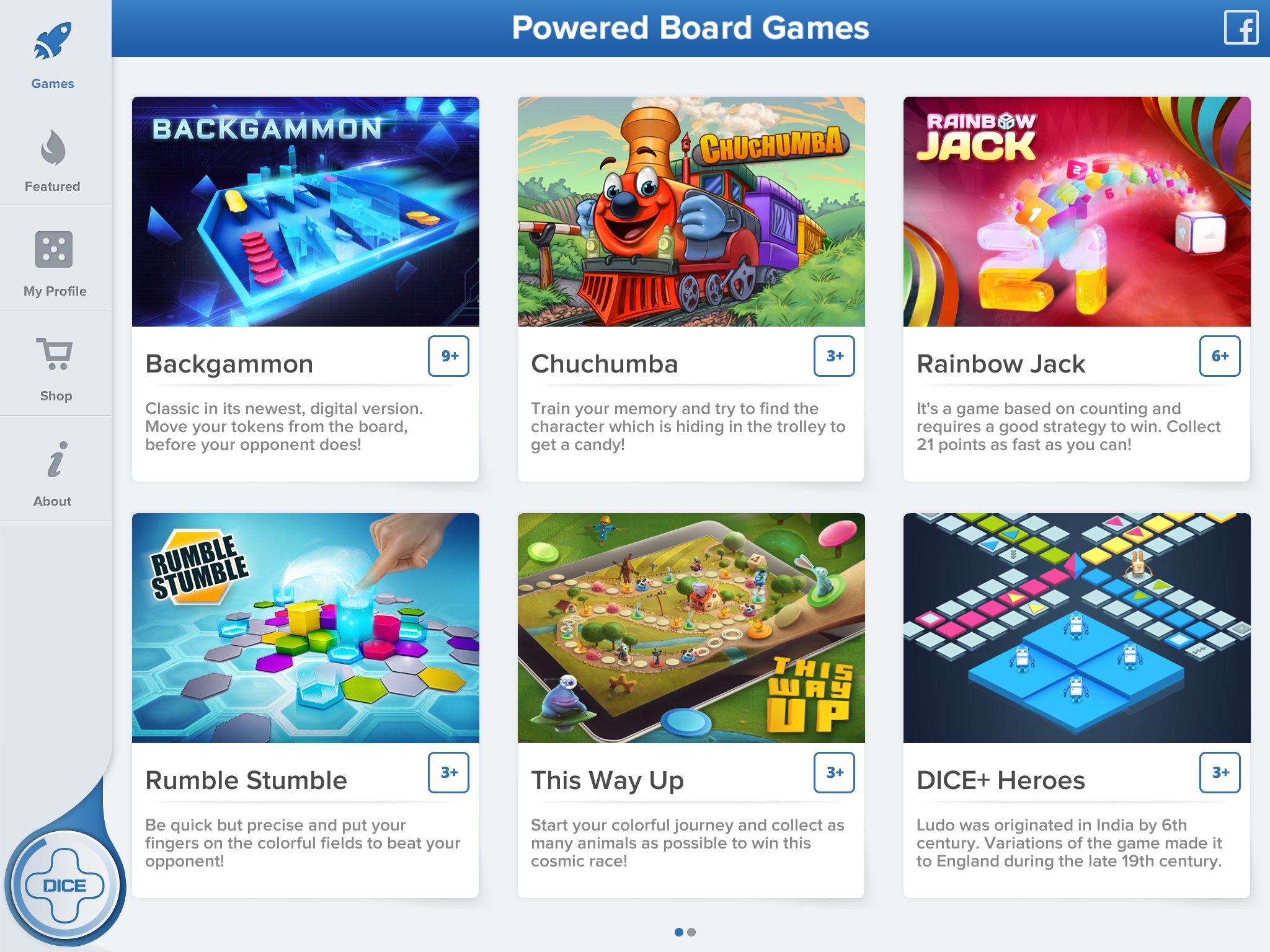 DICE+ Games