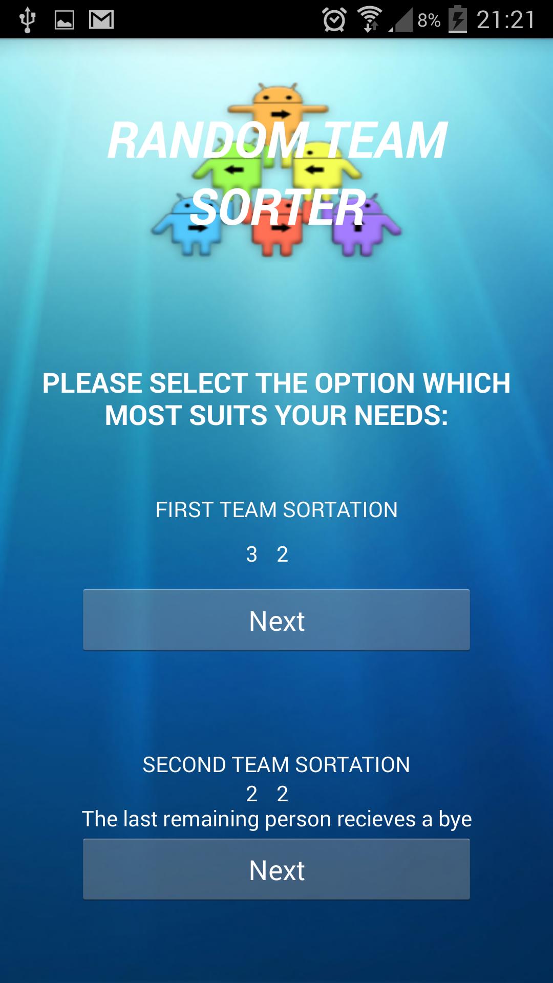 Random Team Sorter