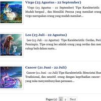Sifat dan Karakter Zodiak-mu