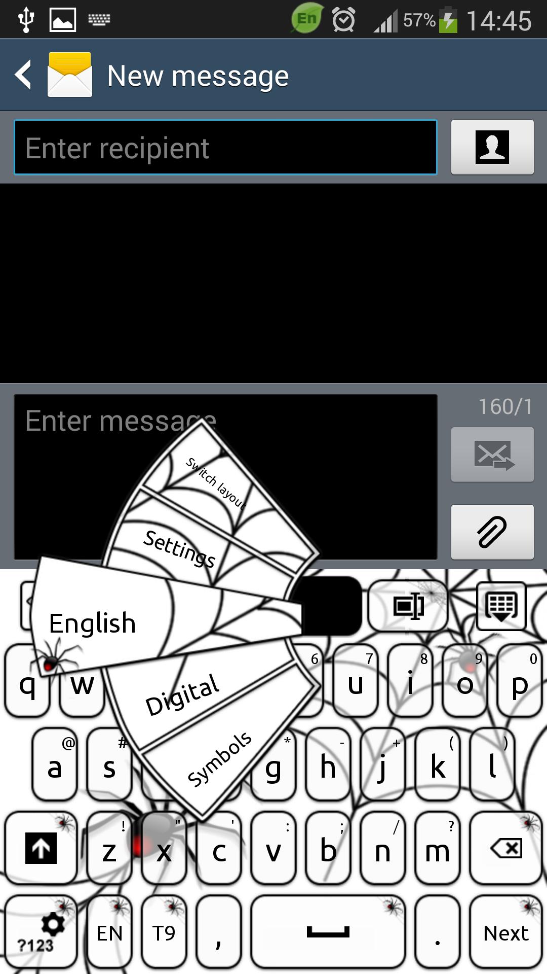 Spider Web Keyboard