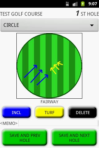 Golf Green Memo