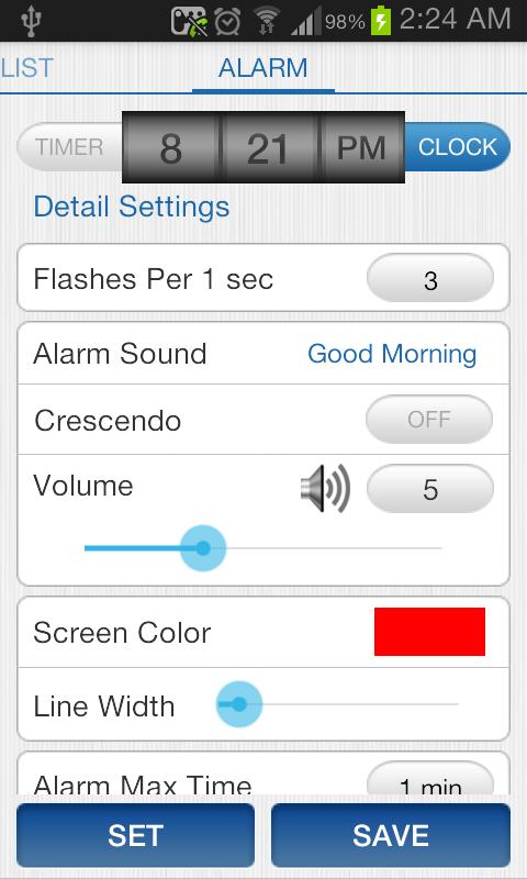 Flash Alarm