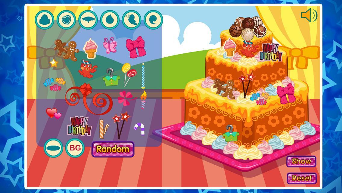 Birthday cake decoration