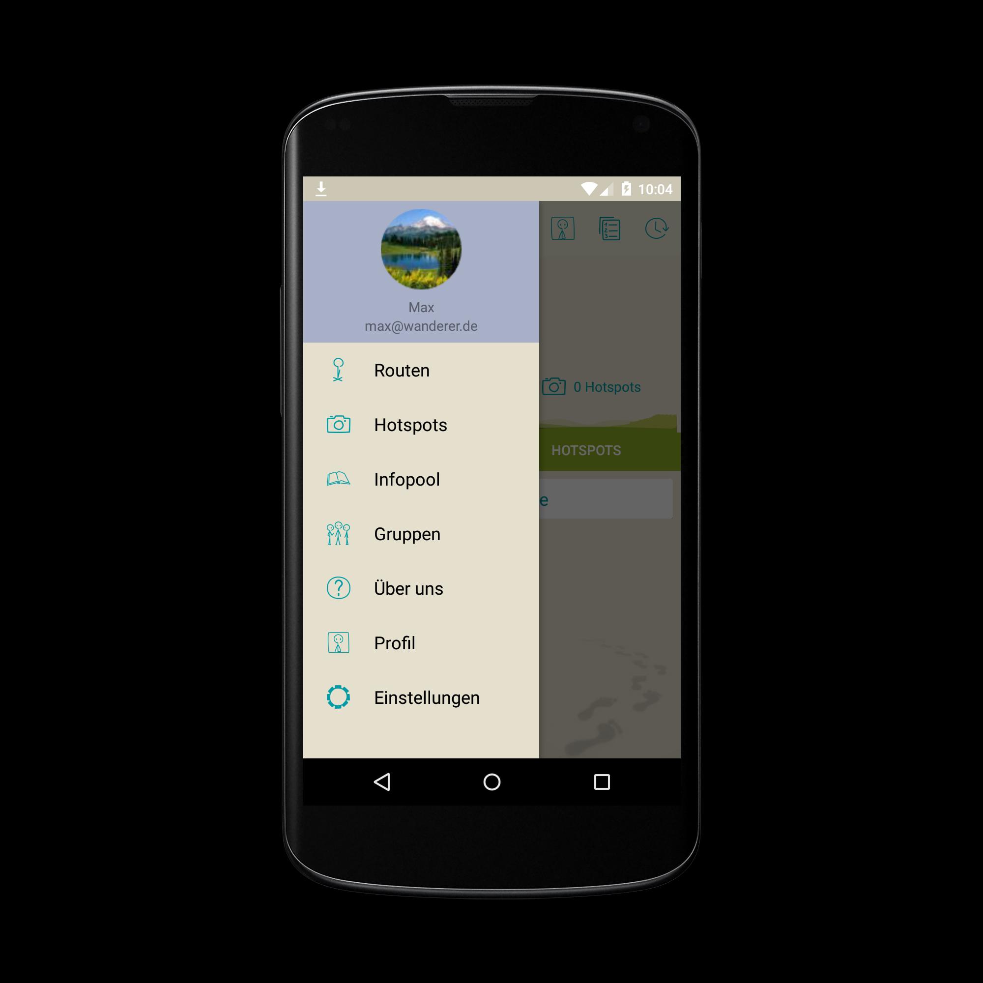 Wander-Erlebnis-App