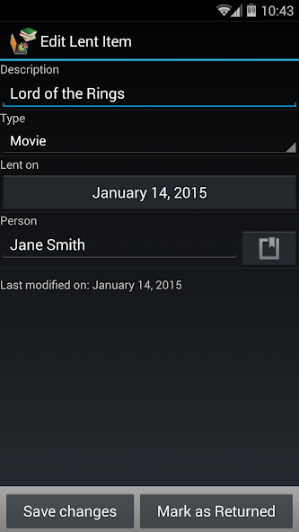 Who Has My Stuff?