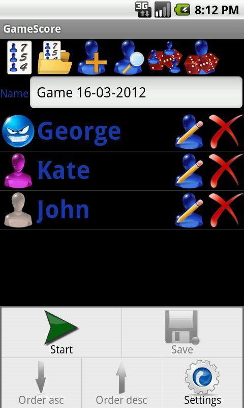 Game Score Keeper
