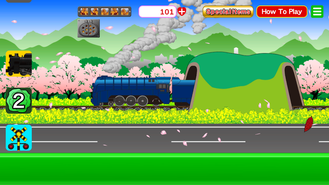 Steam locomotive choo-choo