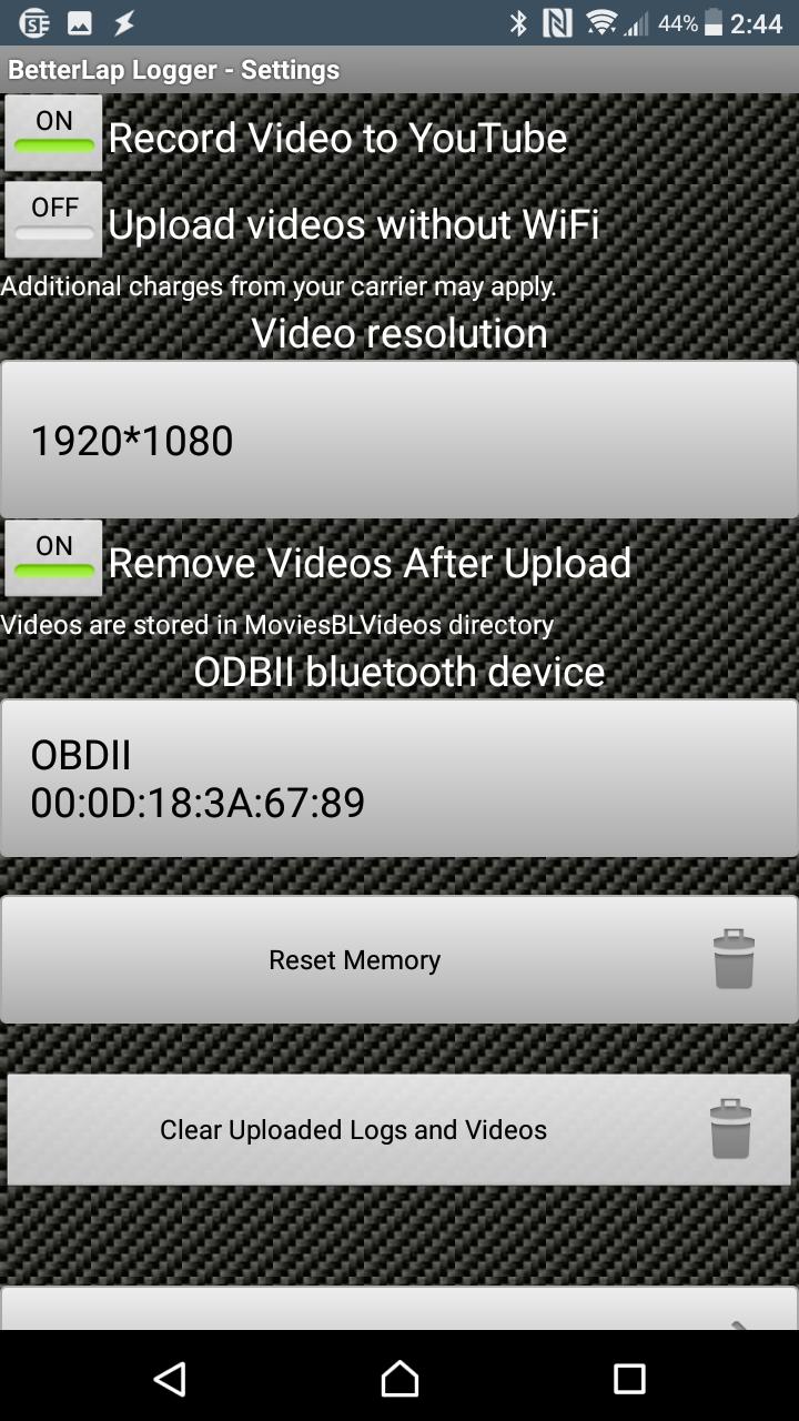 BetterLap Logger