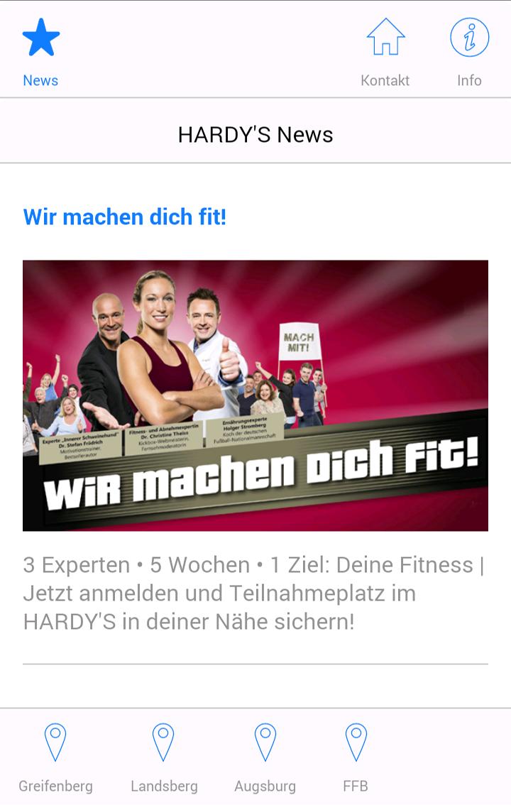 HARDY'S Kursplan
