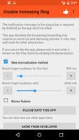 Disable Increasing Ring