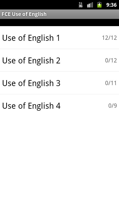 FCE Reading & Use of English
