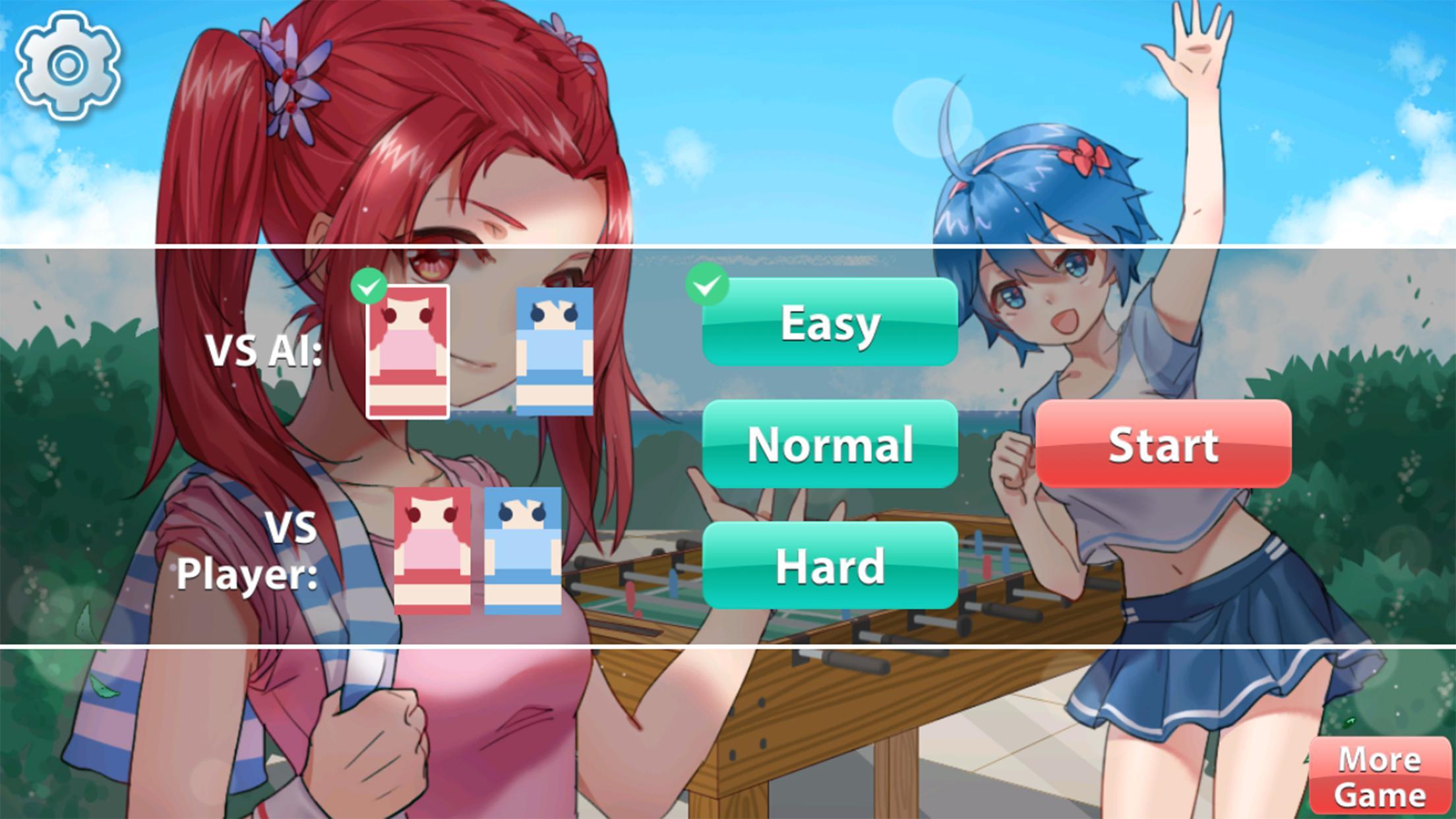 Girls Foosball