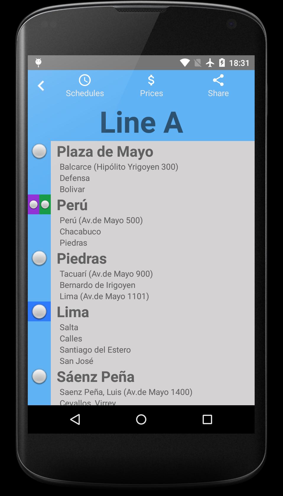 Subte off-line
