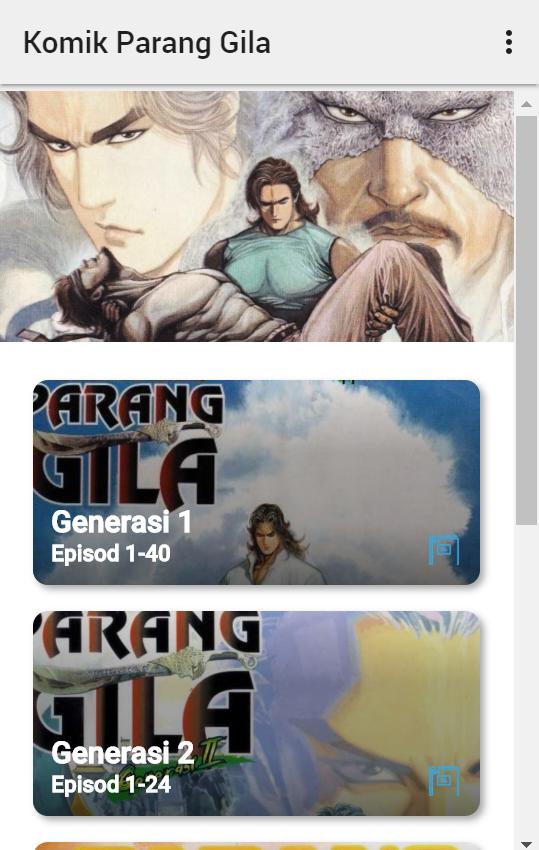 Komik Parang Gila