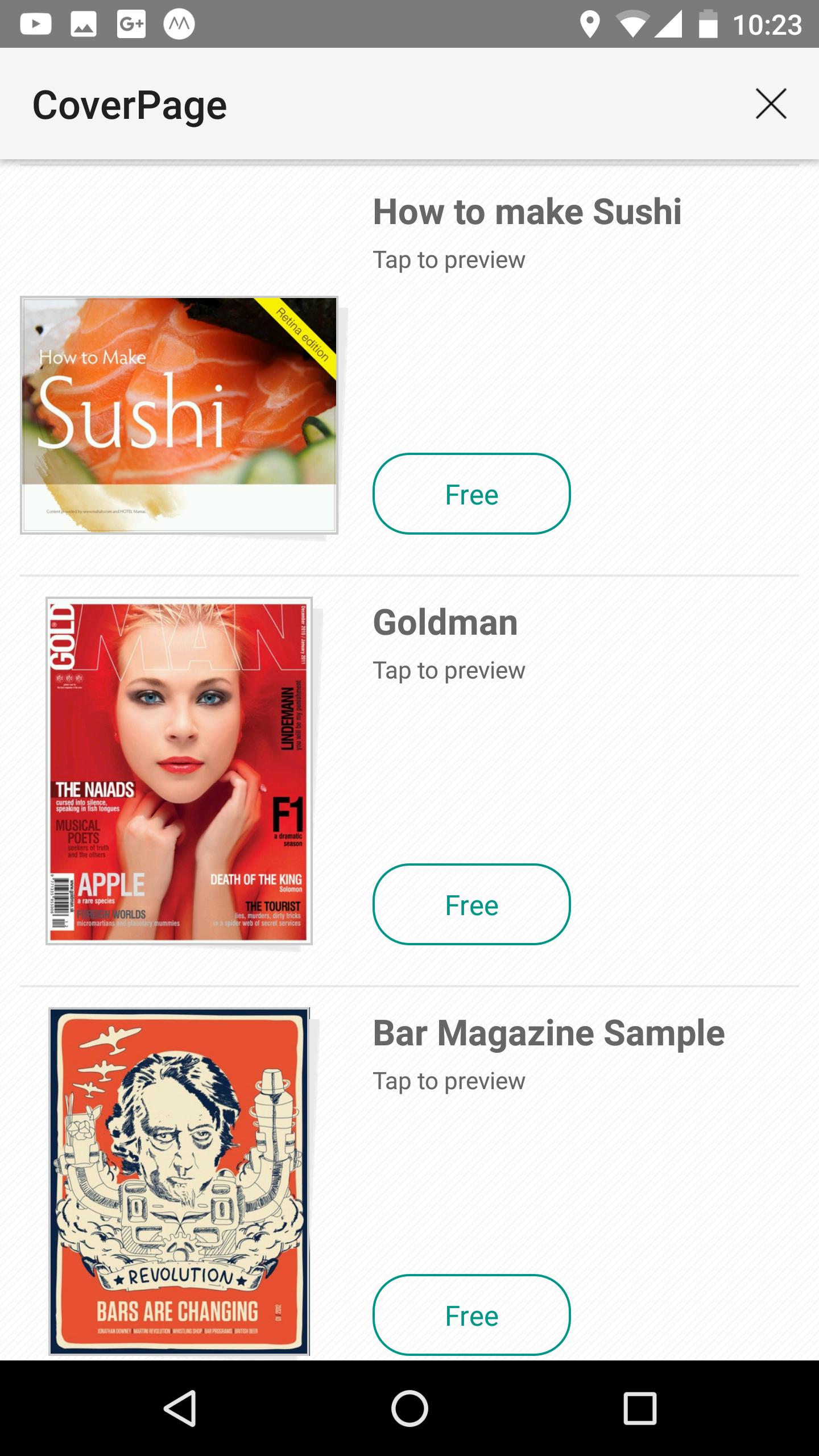 CoverPage Viewer