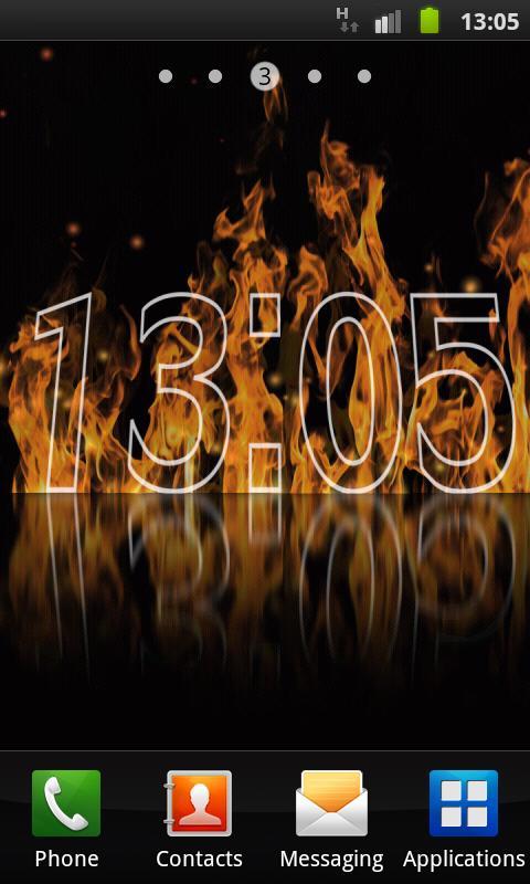 Fire Clock