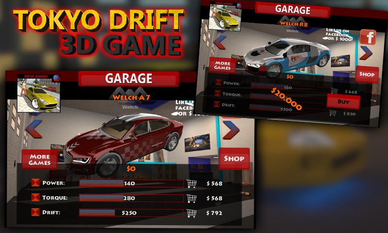 Tokyo Drift 3D Street Racer