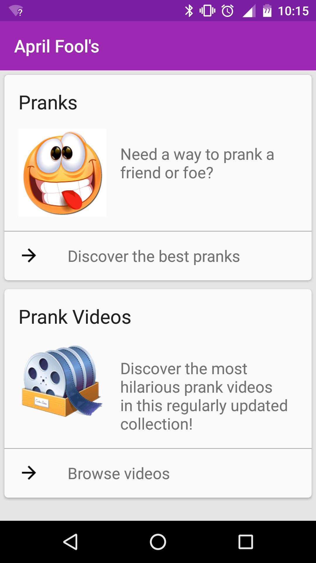 April Fools Pranks
