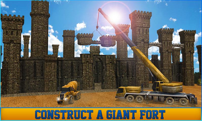 Castle Building Construction Games