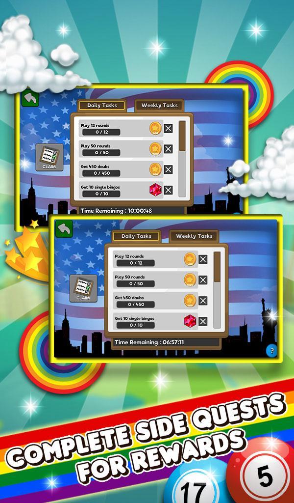 Rainbow Bingo Adventure
