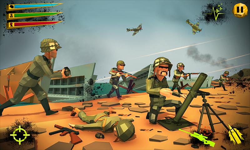 US Army Battle Ground World War Shooting games