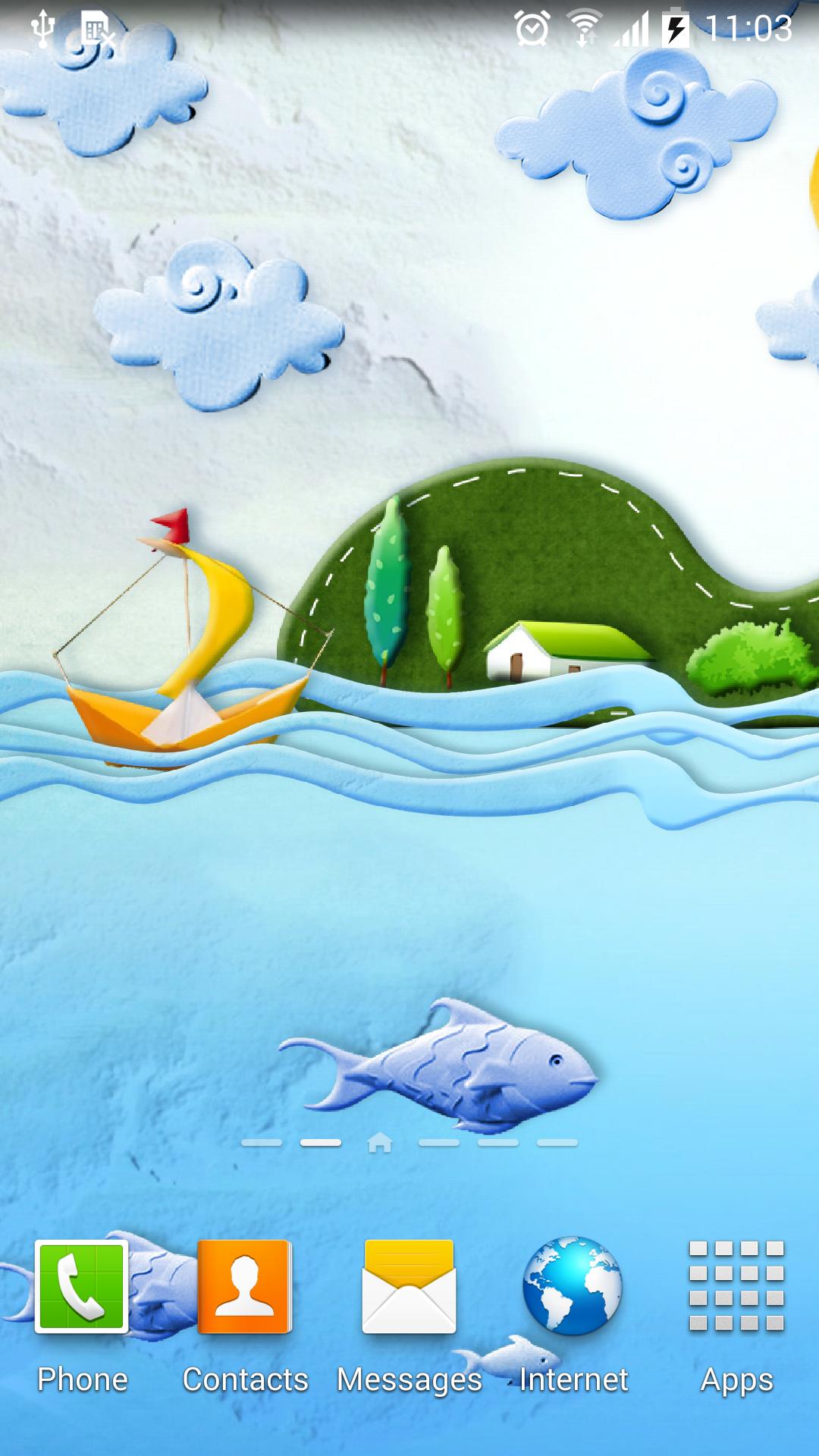 Paper World Live Wallpaper