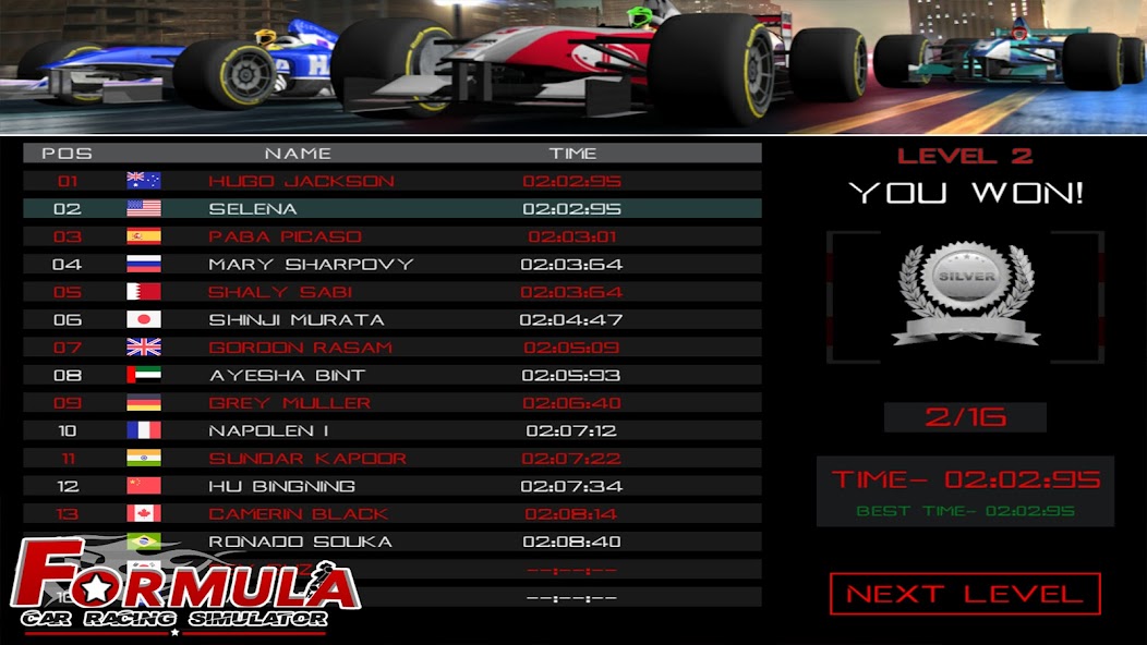 Formula Car Racing Simulator