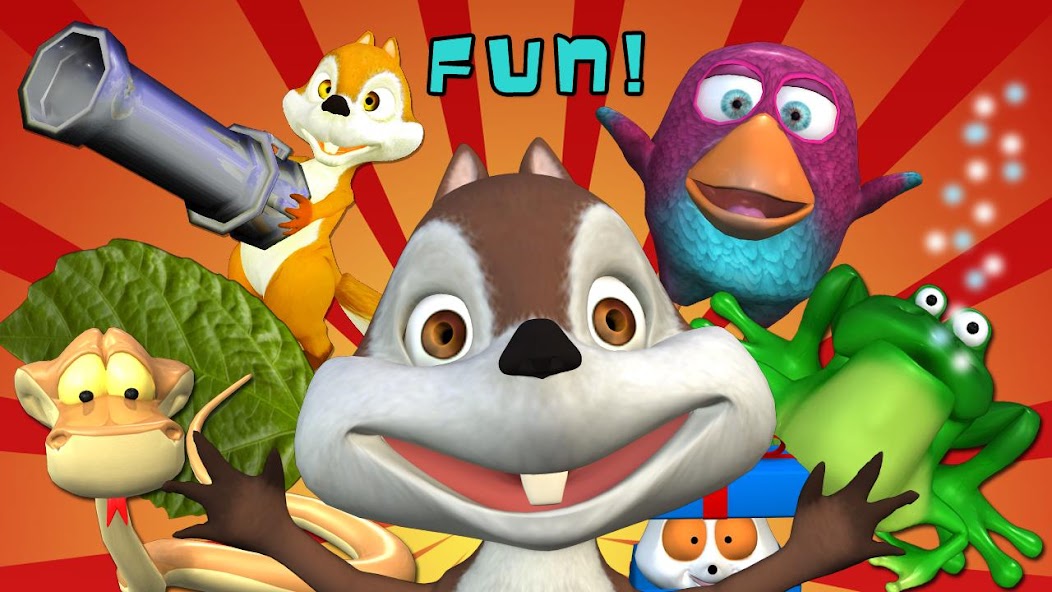 Nut Flow - Funny Squirrel Feed