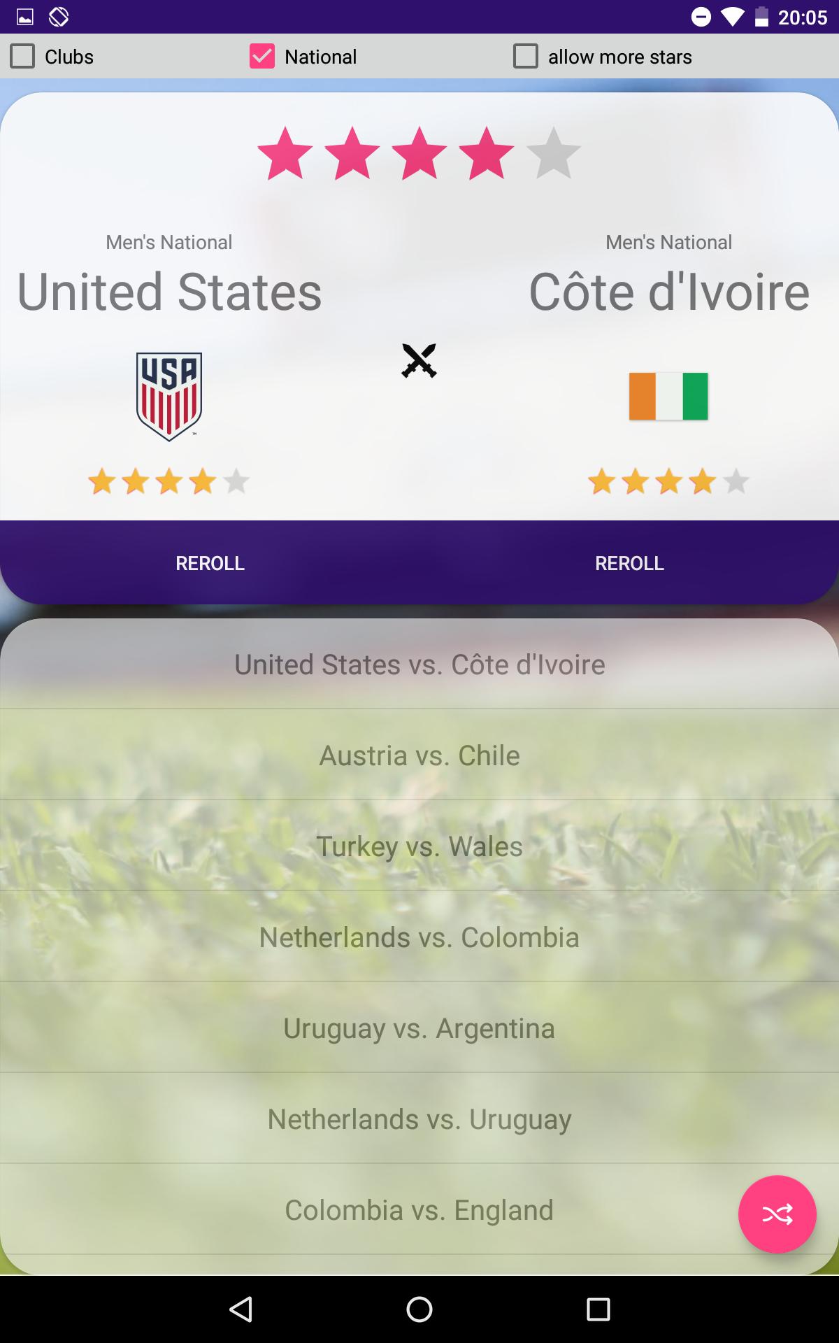 Match Generator