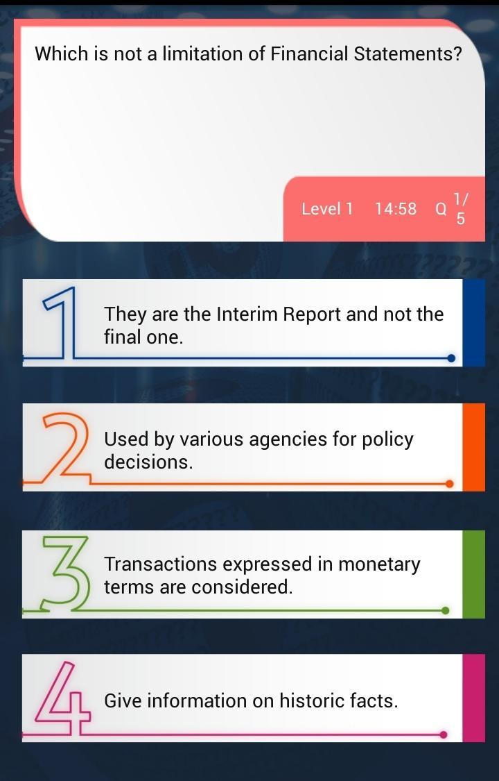Finance Quiz