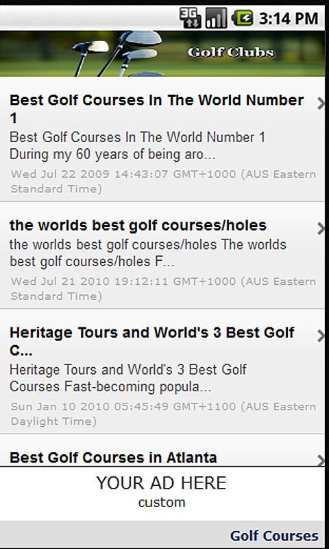 Golf Clubs
